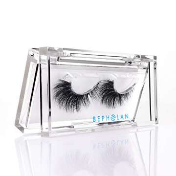 Lashes Mink Natural False Eyelashes - Bepholan Fake Eyelashes Natural Look Cat Eye Lashes Manga Eyel...