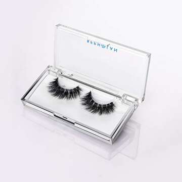 Lashes Mink Natural False Eyelashes - Bepholan Fake Eyelashes Natural Look Cat Eye Lashes Manga Eyelashes Fluffy,XMZ010