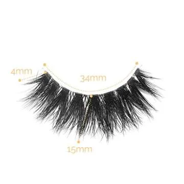 Lashes Mink Natural False Eyelashes - Bepholan Fake Eyelashes Natural Look Cat Eye Lashes Manga Eyelashes Fluffy,XMZ010