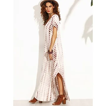 Boho Maxi Short Sleeve Dress for Expecting Mothers and New Parents