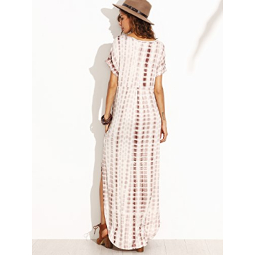 Boho Maxi Short Sleeve Dress for Expecting Mothers and New Parents