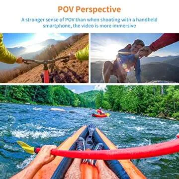 Upgraded Neck Mount for GoPro, POV/VLOG Smartphone Selfie Necklace Holder Extension Strap Mount for ...