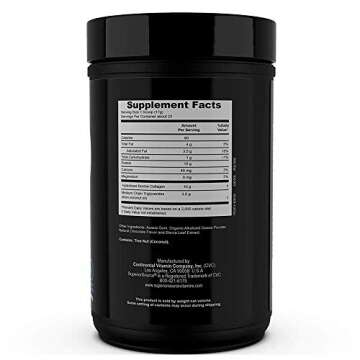 Superior Source Keto Collagen Protein Powder Chocolate (14 oz), Grass Fed Collagen Peptides with MCT...