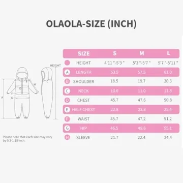 OLAOLA Axolotl Onesie - Plush Adult Pajamas