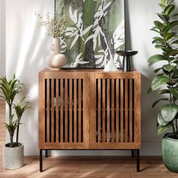 Versatile BVIUNTWO Farmhouse Storage Cabinet for Any Room