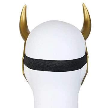 CAFELE Superhero Helmet Horns Cosplay, 2021 TV Superhero Series Movie Thor Ragnarok Superhero Crown Mask Cosplay Halloween Costume Accessories (Superhero Helmet)