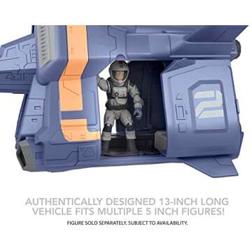 Mattel Disney Pixar Lightyear Armadillo Spacecraft Vehicle 8 Inch Tall, Fits 5 Inch Figures, Detailed Authentic Design, Kids & Collectors Gift Ages 4 Years & Up