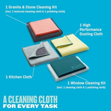 E-Cloth 6-pc Home Cleaning Essentials for Streak-Free Shine