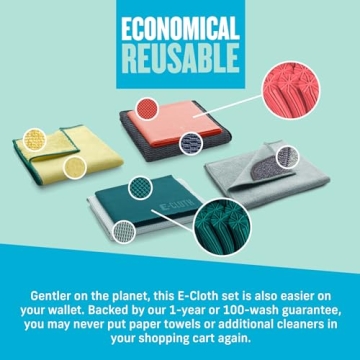 E-Cloth 6-pc Home Cleaning Essentials for Streak-Free Shine