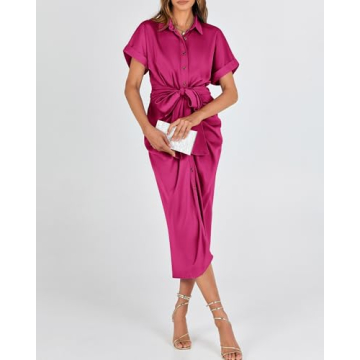 BTFBM Elegant Ruched Summer Maxi Dress for Women
