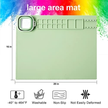 AWOKE Silicone Painting Mat for Kids - Art & Crafts Mat