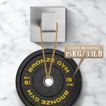 Fenas Stainless Steel Towel Hooks 2 Pack - Dual Functionality