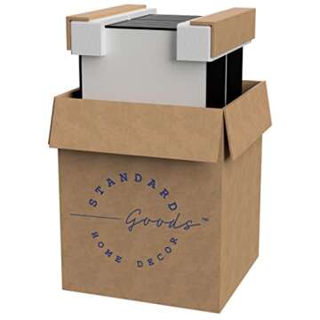 Standard Goods Home Décor Front-Loading Picture Frames, 6-Pack Black - Wall or Table Display, Horizontal or Vertical - Perfect for Photos, Art, Holiday Gifting and Home Décor