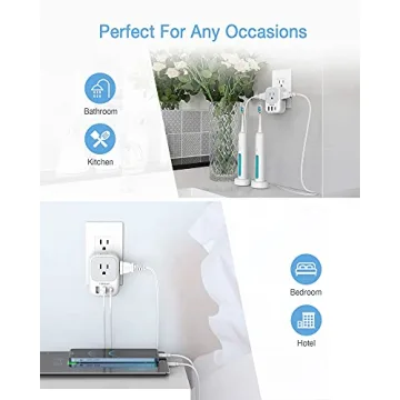 Efficient USB Wall Charger for Home and Travel