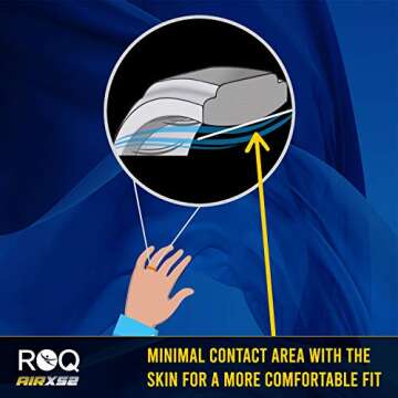 ROQ Silicone Wedding Ring for Men - Comfort Fit & Breathable