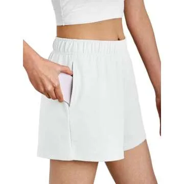 Trendy AUTOMET Womens Sweat Shorts for Summer Style