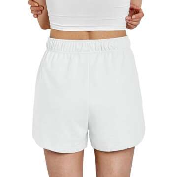 Trendy AUTOMET Womens Sweat Shorts for Summer Style