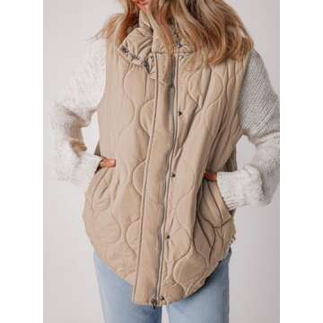 Stylish EVALESS Women's Cropped Puffer Vest for All Occasions