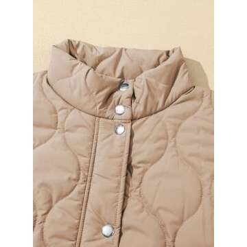 Stylish EVALESS Women's Cropped Puffer Vest for All Occasions