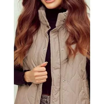 Stylish EVALESS Women's Cropped Puffer Vest for All Occasions