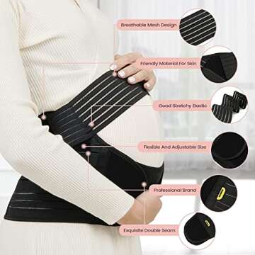 Comfortable SINROBO Maternity Belt for Pain Relief