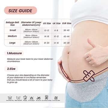 Comfortable SINROBO Maternity Belt for Pain Relief
