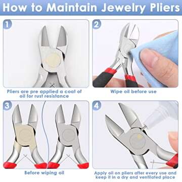 Wire Cutters, Small Side Cutters for Crafts, Flush Cutting Pliers for Jewelry Making, Floral Wire Cutters for Artificial Flowers, Zip Tie Cutters for Cable Tie, Wire Cutting Tool for Guitar Strings