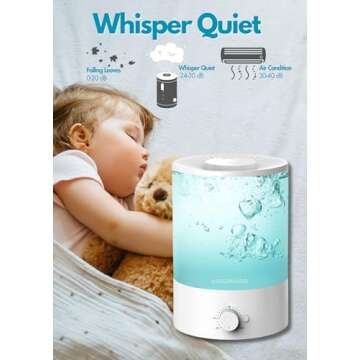 MegaWise Antileak 7-Color Humidifier for Kids