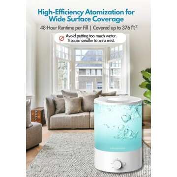MegaWise Antileak 7-Color Humidifier for Kids