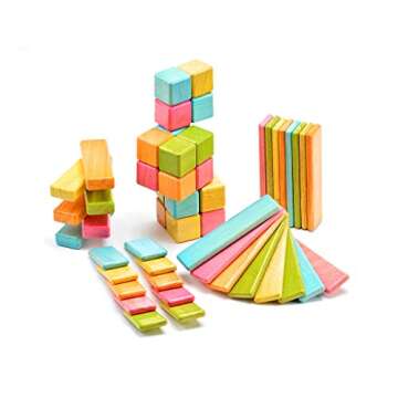 52 Piece Tegu Original Magnetic Block Set for Kids
