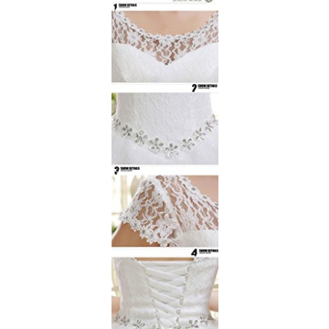 Eyekepper Custom Floor Length Wedding Dress for Brides