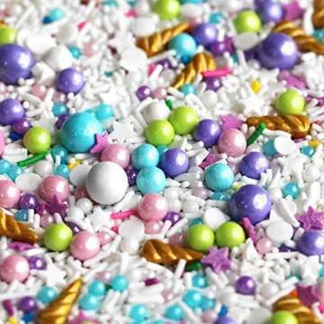 Unicorn Barf Sprinkles for Magical Dessert Decorating