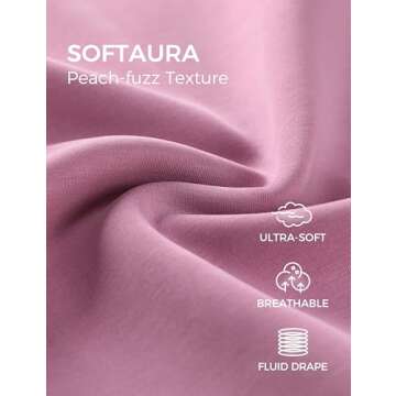 CRZ YOGA SoftAura Half Zip Sweatshirt for Women Long Sleeve Pullover Workout Casual Funnel Neck Tops with Pocket Velvet Dust Medium