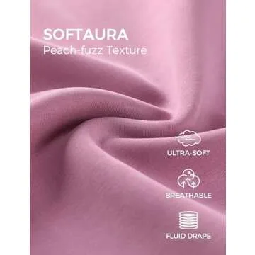 CRZ YOGA SoftAura Half Zip Sweatshirt for Women Long Sleeve Pullover Workout Casual Funnel Neck Tops with Pocket Velvet Dust Medium