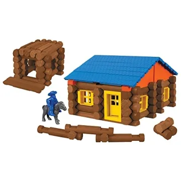 LINCOLN LOGS Oak Creek Lodge 137 Pieces Real Wood