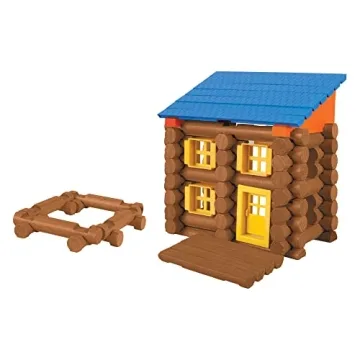 LINCOLN LOGS Oak Creek Lodge 137 Pieces Real Wood