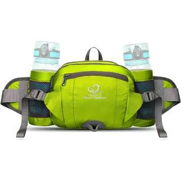 WATERFLY Fanny Pack with 2 Water Bottle Holders