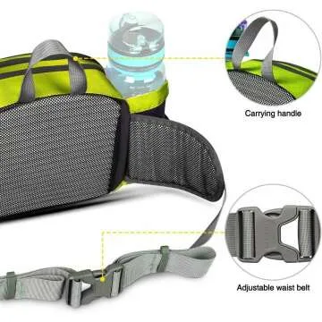 WATERFLY Fanny Pack with 2 Water Bottle Holders