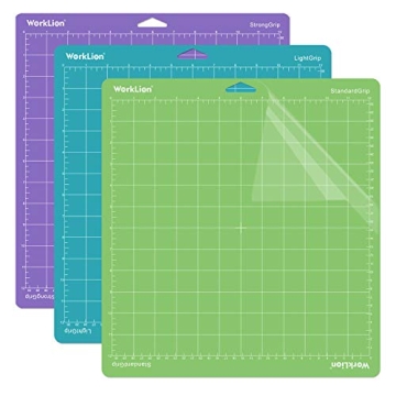 Affordable WORKLION Cutting Mats for Cricut - Adhesive Variety Set