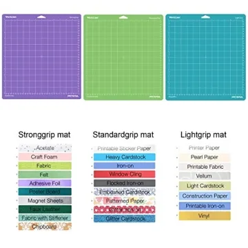 Affordable WORKLION Cutting Mats for Cricut - Adhesive Variety Set