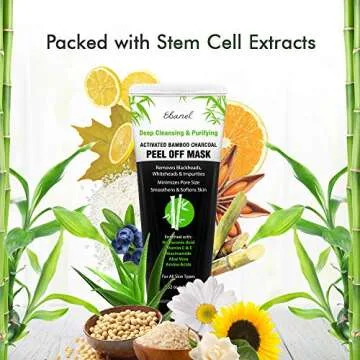 Ebanel Charcoal Peel Off Mask for Deep Cleansing & Purifying