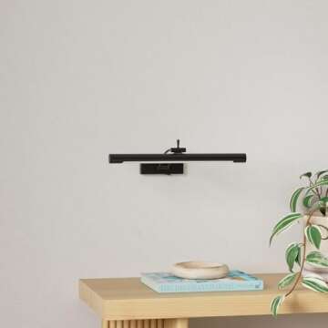 7Degobii Wireless Picture Light for Wall Battery Powered Picture Light with Remote and Timer,12in Ga...