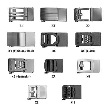 KORE Tactical Gun Belt | X2 Buckle & Black Reinforced Tactical Belt (Fits 24" to 54")