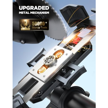 JOYROOM Motorcycle Phone Mount with 360° Rotation Feature