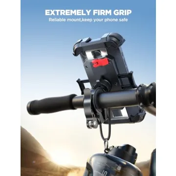 JOYROOM Motorcycle Phone Mount with 360° Rotation Feature