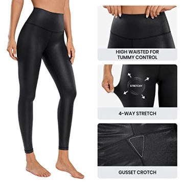 Buy CRZ YOGA Butterluxe Faux Leather Leggings for Women