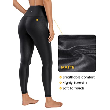 Buy CRZ YOGA Butterluxe Faux Leather Leggings for Women