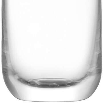 LSA Interntional Borough Highball 420ml Clear x 4