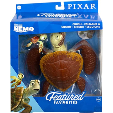 Collectable Crush & Squirt Figures - Disney Pixar Characters