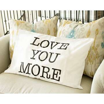 Super Z Outlet Love You Pillowcase Set for Couples